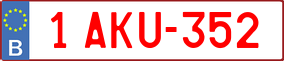 Truck License Plate